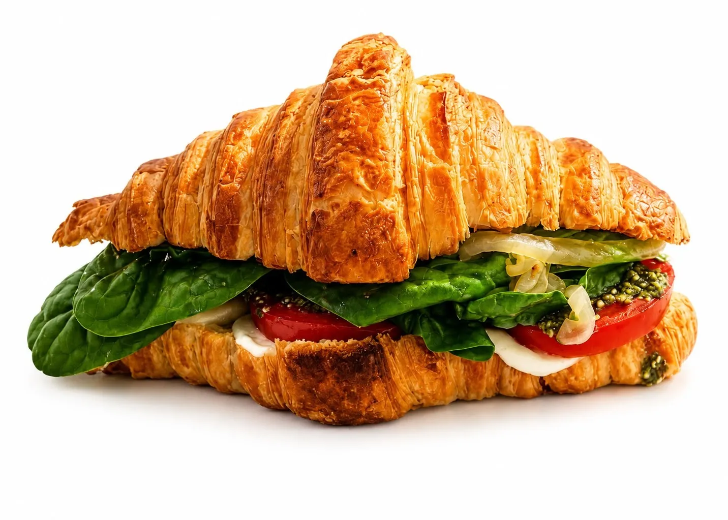 Menu item de Sorbos BREW: Café artesanal y platillos locales en México: Croissant Capresse