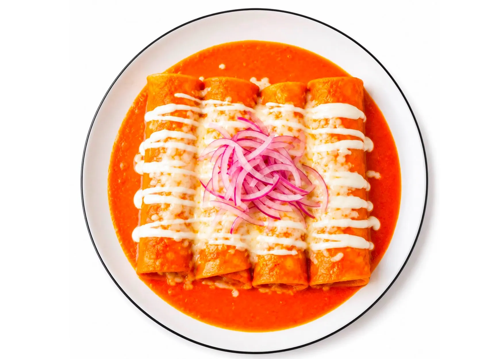 Menu item de Sorbos BREW: Café artesanal y platillos locales en México: Enchiladas
