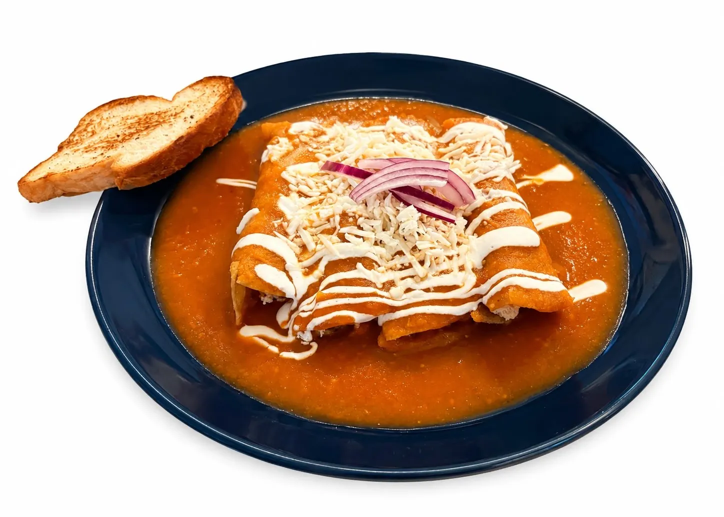 Menu item de Sorbos BREW: Café artesanal y platillos locales en México: Enchiladas Rojas