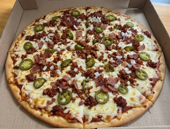Menu item de Rosvil Pizzas | Pizza a domicilio en Puerto Vallarta: Mexicana