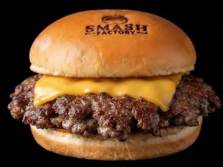 Menu item de Kitchen Factory | Delivery de Comida a Domicilio en México: Hamburguesa Smash Clásica