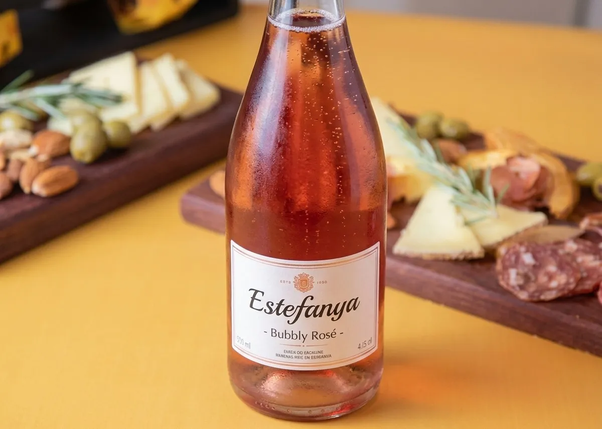 Menu item de Richeese MX – Experiencia Gastronómica Única en CDMX: Vino rosado Estefanya