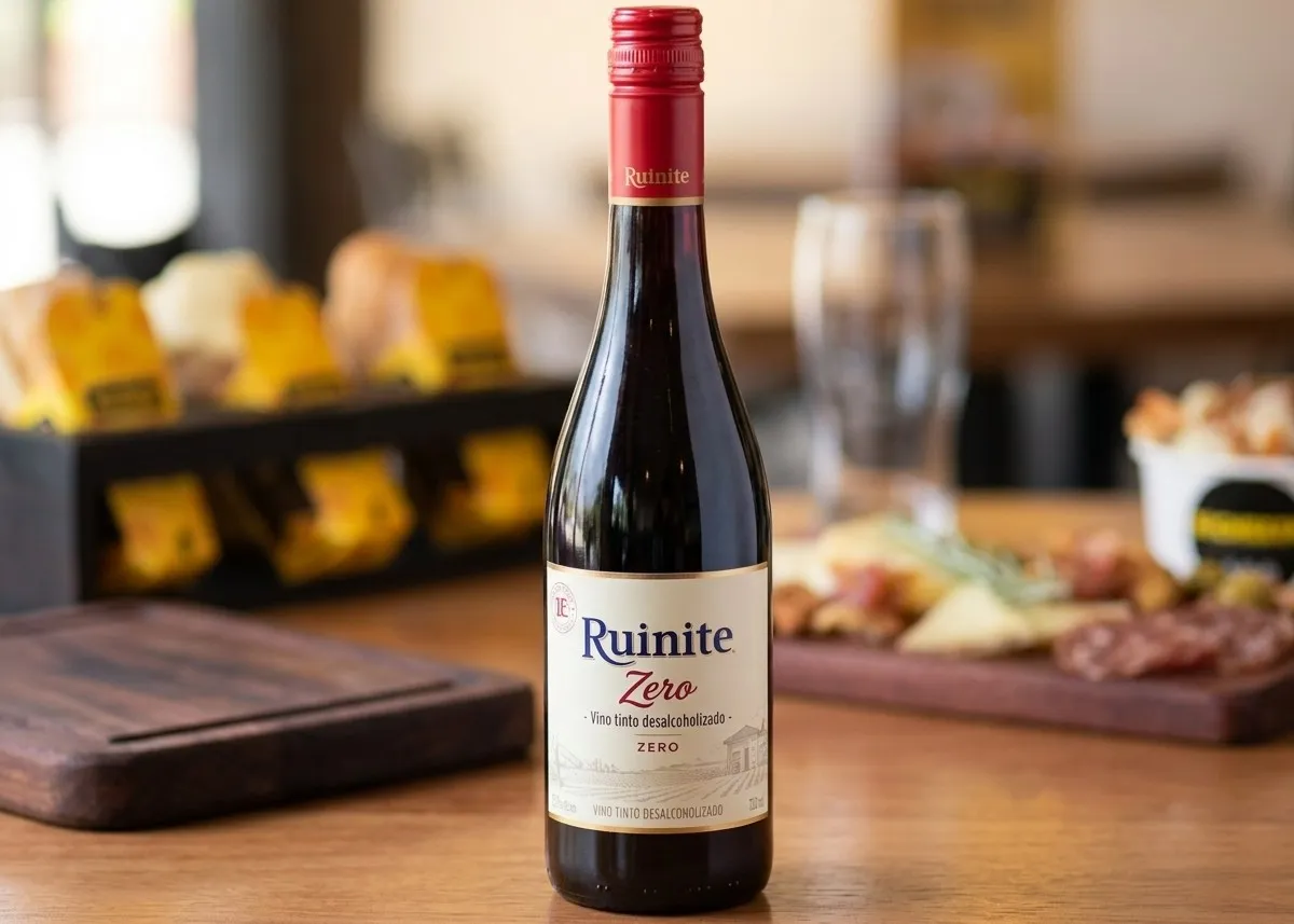 Menu item de Richeese MX – Experiencia Gastronómica Única en CDMX: Vino tinto Ruinite Zero
