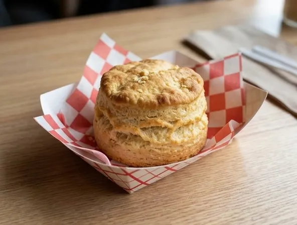 Menu item de Hot Mamma´s Hot Chicken – Nashville en la Condesa CDMX: Biscuit