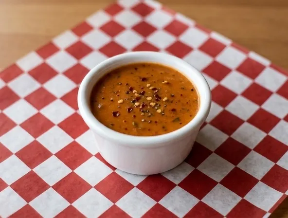 Menu item de Hot Mamma´s Hot Chicken – Nashville en la Condesa CDMX: Cajun Cheese Sauce