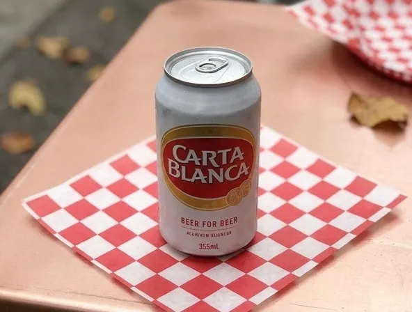 Menu item de Hot Mamma´s Hot Chicken – Nashville en la Condesa CDMX: Carta Blanca (lata)